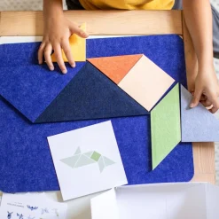 Lowercase Toys Puzzles|4 Years < Felt Tangram Block Set
