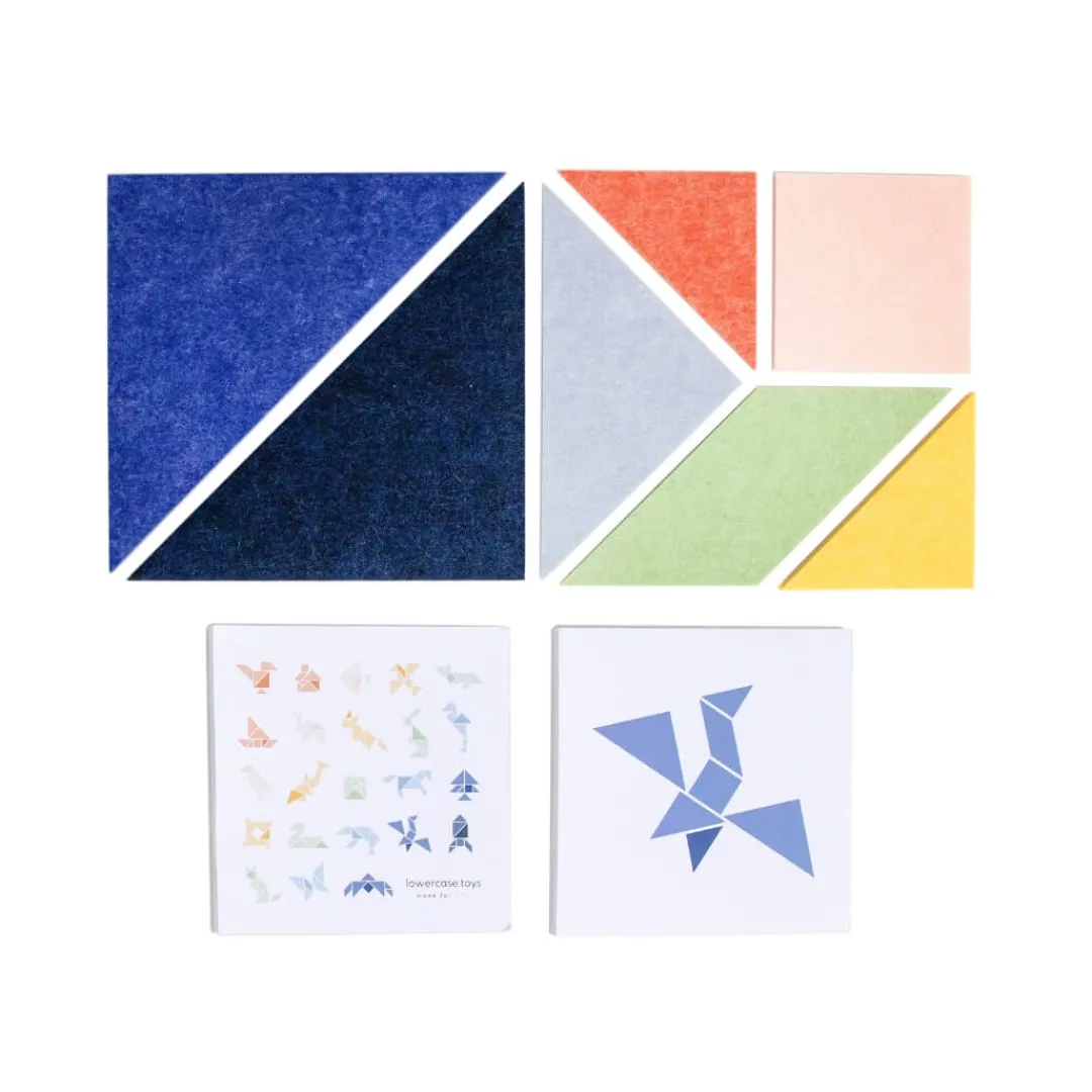 Lowercase Toys Puzzles|4 Years < Felt Tangram Block Set