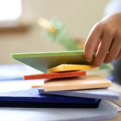 Lowercase Toys Puzzles|4 Years < Felt Tangram Block Set