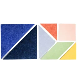 Lowercase Toys Puzzles|4 Years < Felt Tangram Block Set