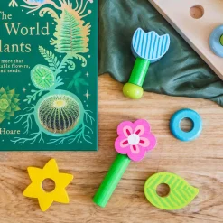 HABA 12-24 Months|Early Learning < Flower Garden Wooden Sorting and Stacking Game