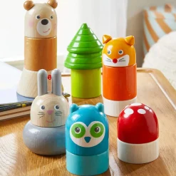 HABA 12-24 Months|Early Learning < Forest Animals Wooden Stacking Toy