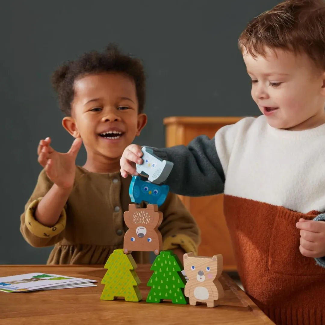 HABA Wooden Toys|2 Years < Forest Friends Stacking Toy