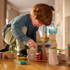 HABA Wooden Toys|2 Years < Forest Friends Stacking Toy