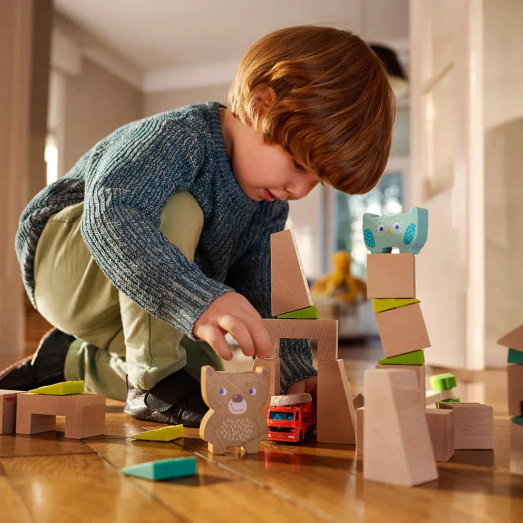 HABA Wooden Toys|2 Years < Forest Friends Stacking Toy