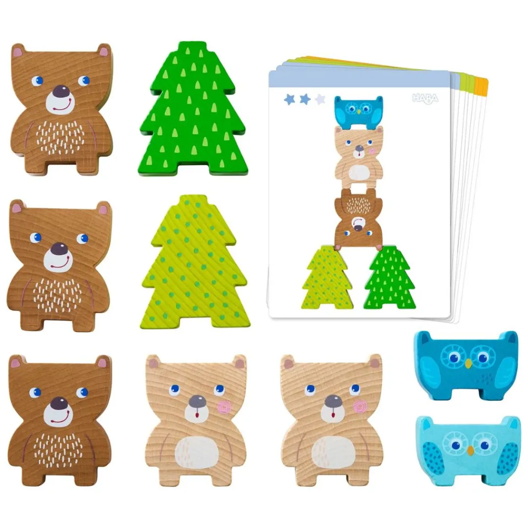 HABA Wooden Toys|2 Years < Forest Friends Stacking Toy