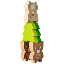 HABA Wooden Toys|2 Years < Forest Friends Stacking Toy