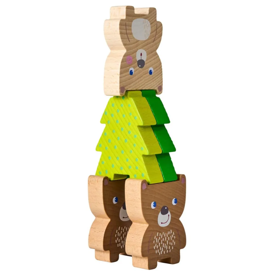 HABA Wooden Toys|2 Years < Forest Friends Stacking Toy