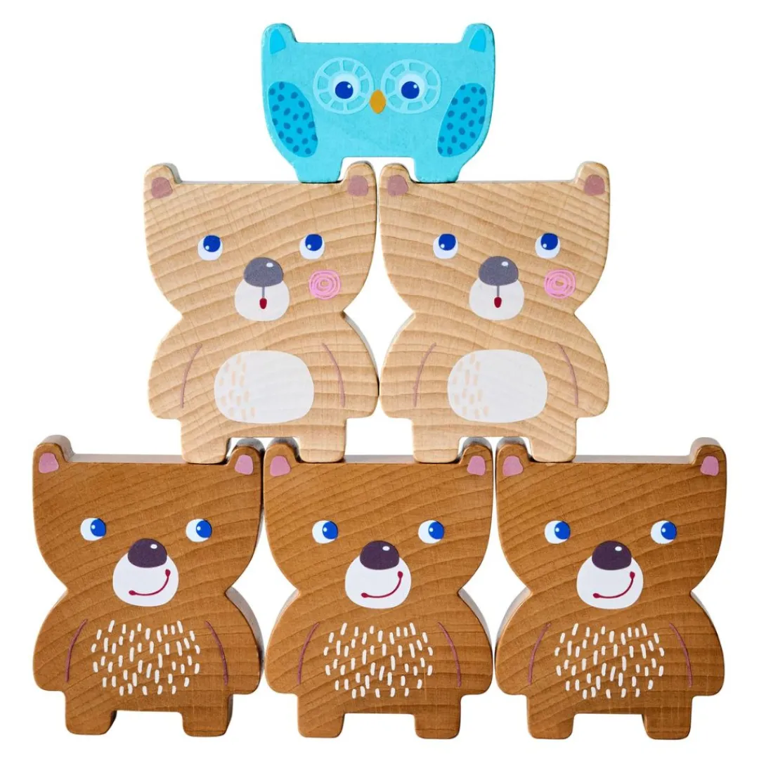HABA Wooden Toys|2 Years < Forest Friends Stacking Toy