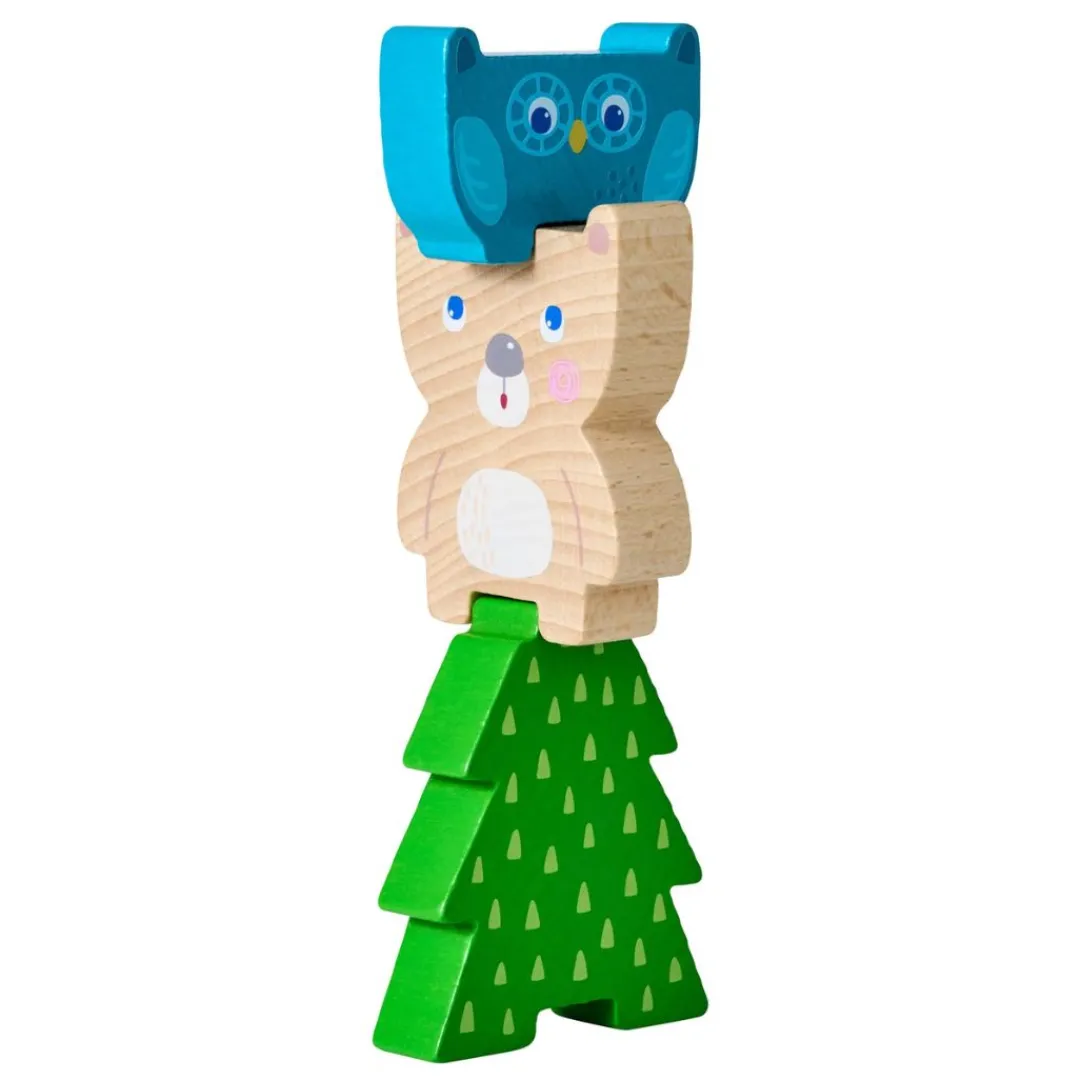 HABA Wooden Toys|2 Years < Forest Friends Stacking Toy