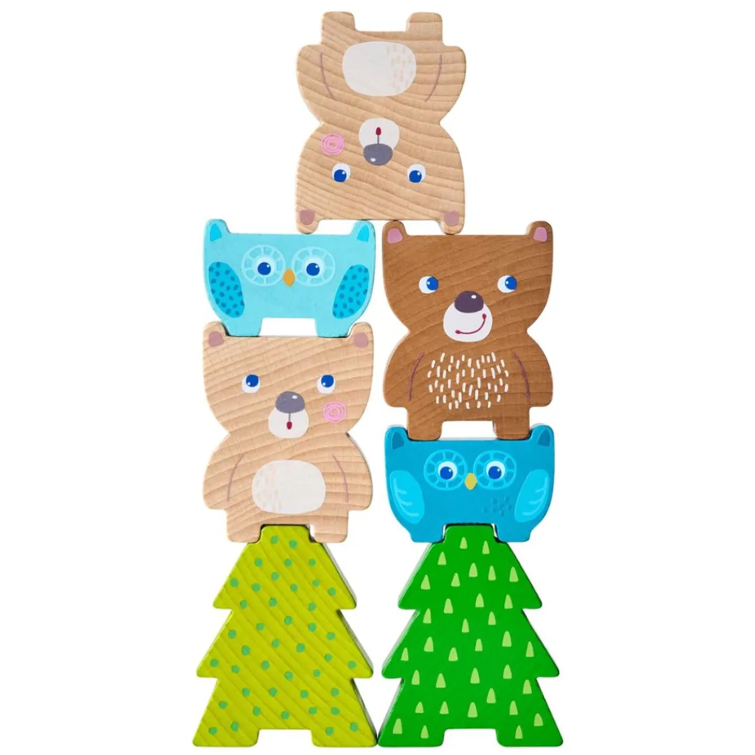 HABA Wooden Toys|2 Years < Forest Friends Stacking Toy
