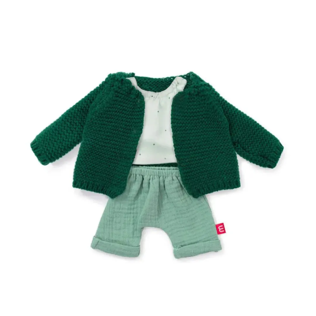 Miniland Dolls|4 Years < Forest Green Doll Outfit - 15"