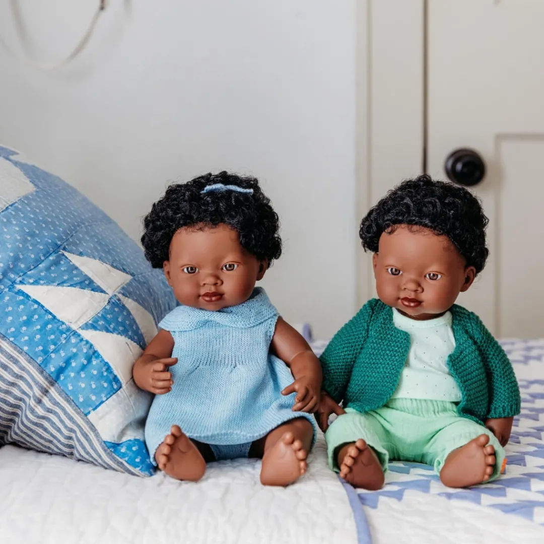 Miniland Dolls|4 Years < Forest Green Doll Outfit - 15"