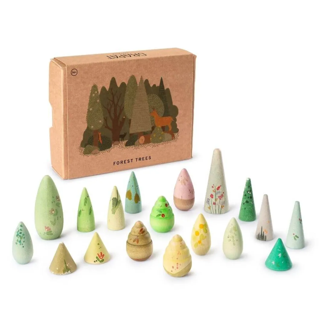 Grapat Wooden Toys|4 Years < Forest Tree Wooden Play Set