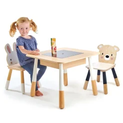 Tender Leaf Wooden Toys|4 Years < Forest Wooden Activity Table and Chairs Set