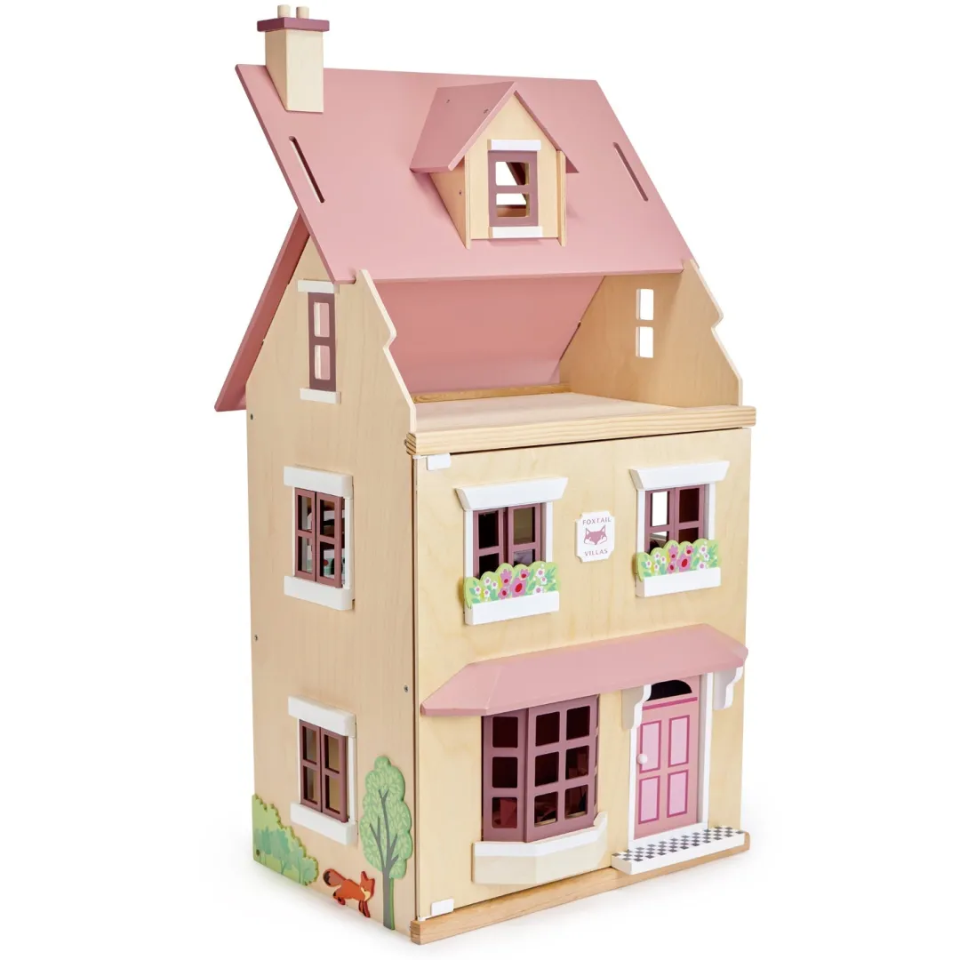 Tender Leaf Dollhouses|Wooden Toys < Foxtail Villa Wooden Dollhouse