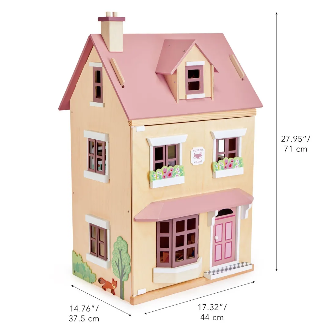 Tender Leaf Dollhouses|Wooden Toys < Foxtail Villa Wooden Dollhouse