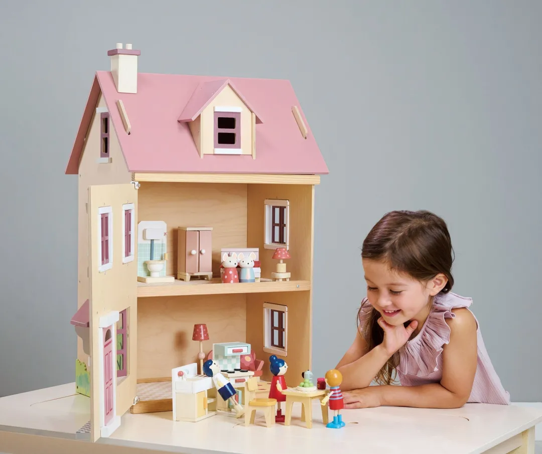 Tender Leaf Dollhouses|Wooden Toys < Foxtail Villa Wooden Dollhouse