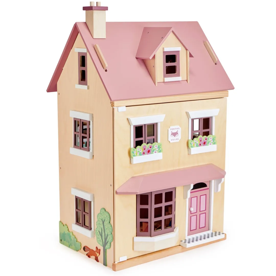 Tender Leaf Dollhouses|Wooden Toys < Foxtail Villa Wooden Dollhouse