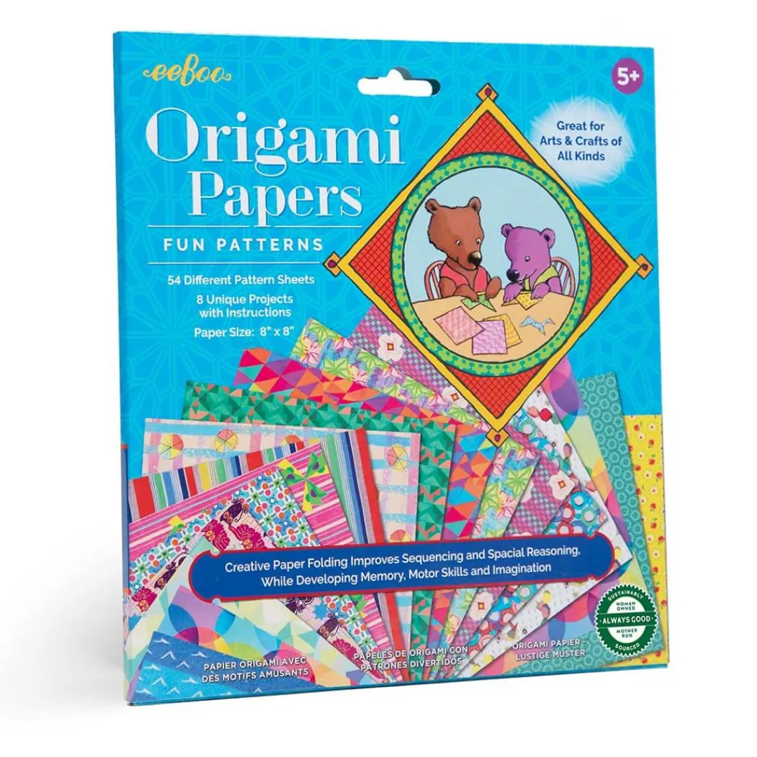 eeBoo 6 Years|5 Years < Fun Patterns Origami Papers
