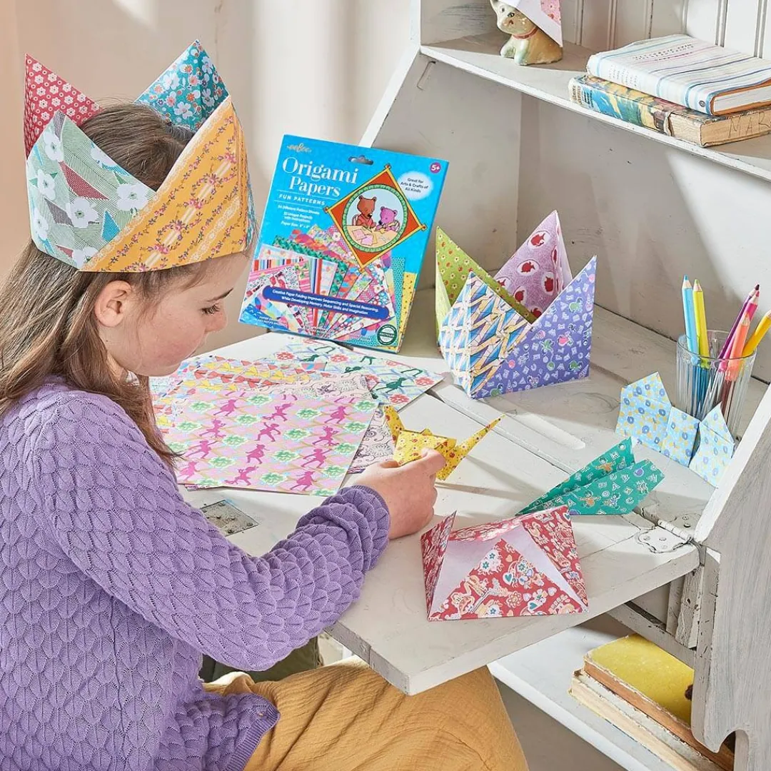 eeBoo 6 Years|5 Years < Fun Patterns Origami Papers