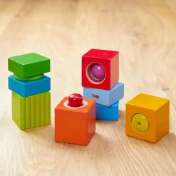 HABA 12-24 Months|Wooden Toys < Fun with Sounds Wooden Discovery Blocks