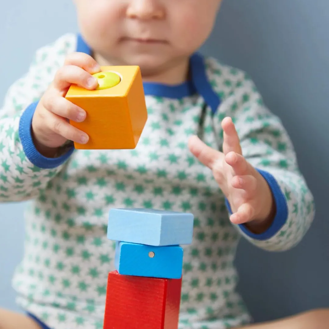HABA 12-24 Months|Wooden Toys < Fun with Sounds Wooden Discovery Blocks