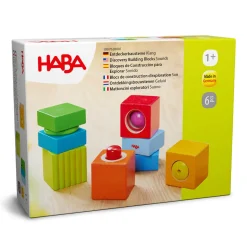 HABA 12-24 Months|Wooden Toys < Fun with Sounds Wooden Discovery Blocks