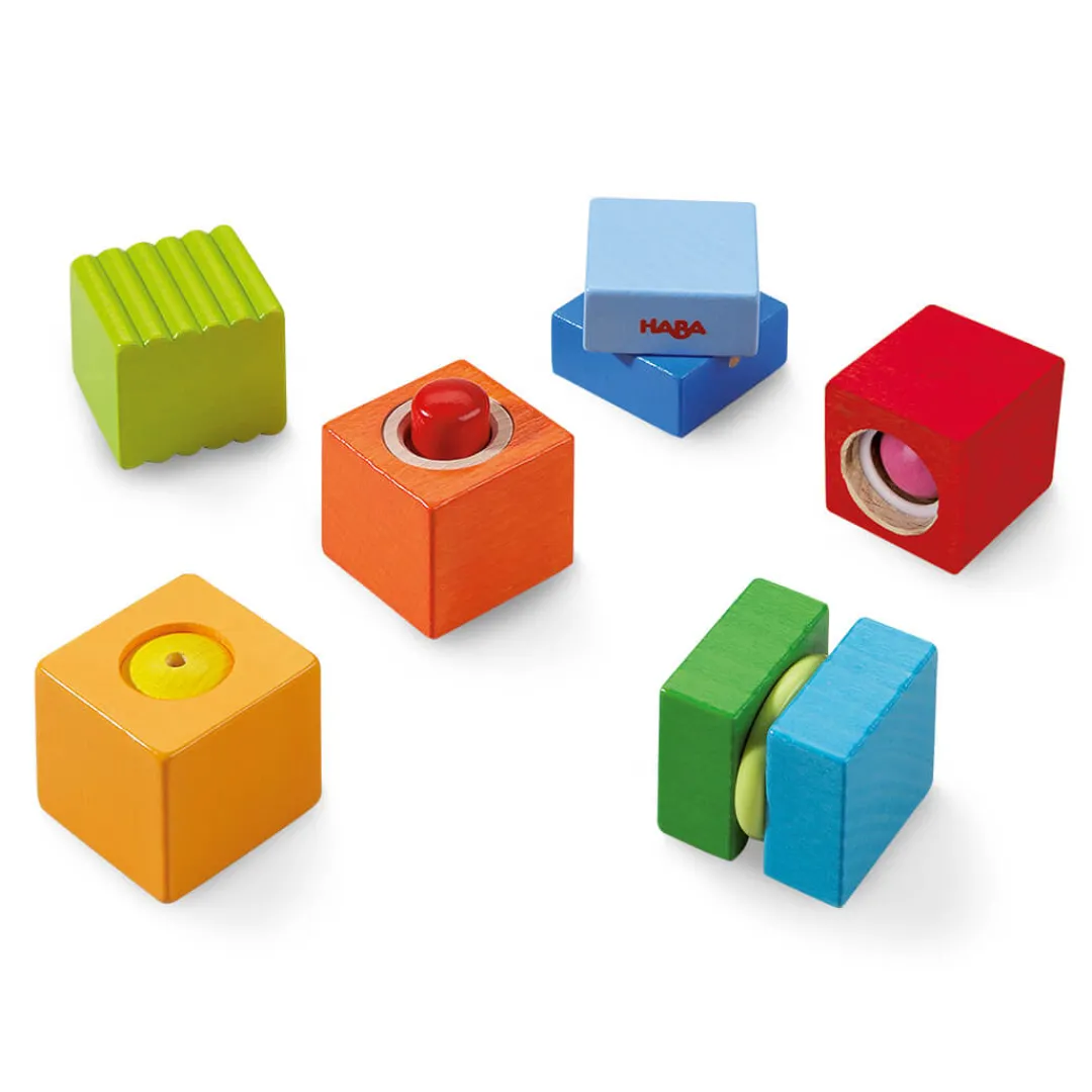 HABA 12-24 Months|Wooden Toys < Fun with Sounds Wooden Discovery Blocks