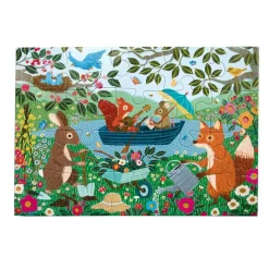 eeBoo Puzzles|4 Years < Garden Animals 20 Piece Puzzle