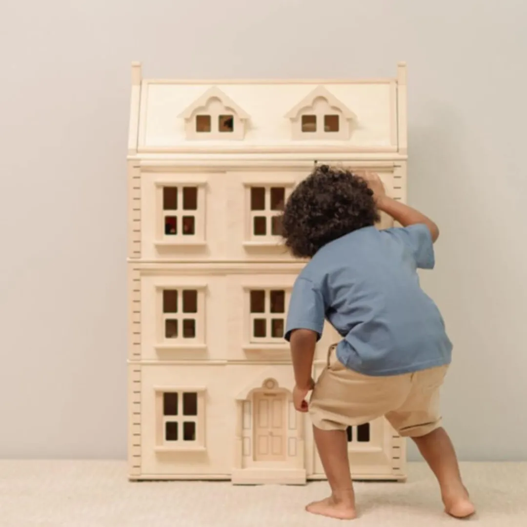 PlanToys USA Dollhouses|Wooden Toys < Grand Victorian Wooden Dollhouse