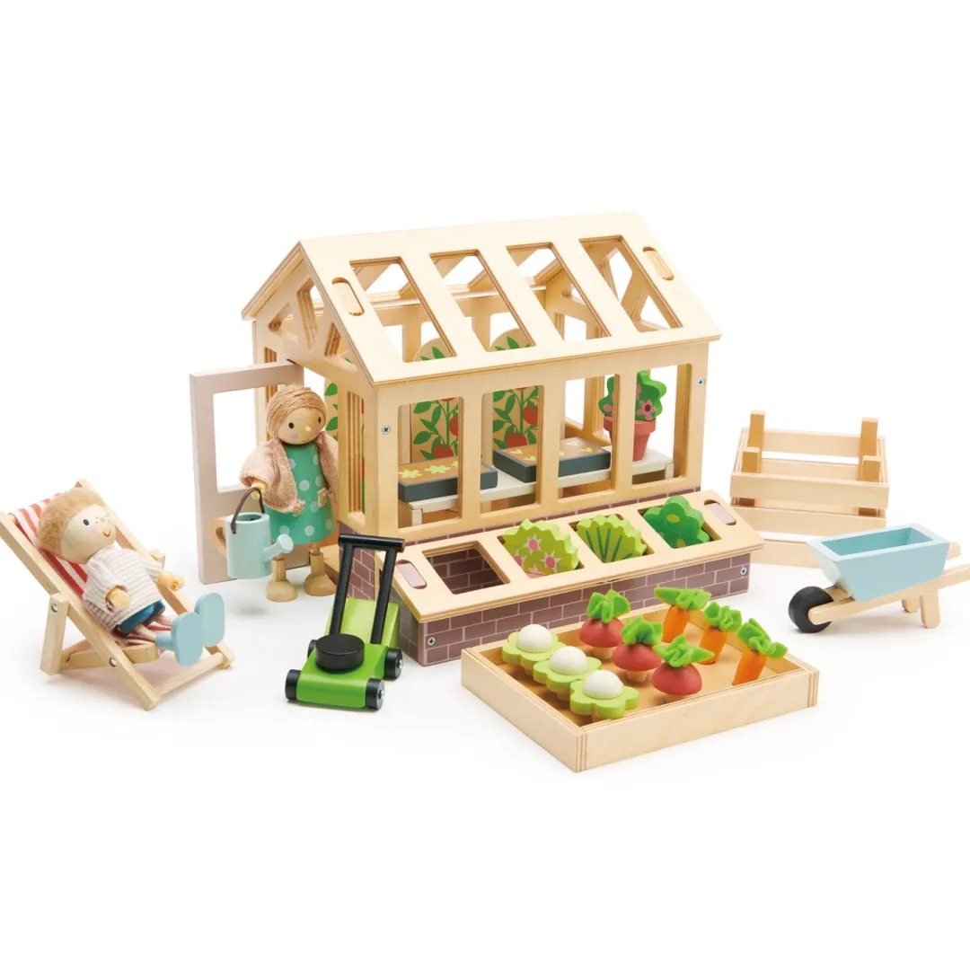 Tender Leaf Dollhouses|Wooden Toys < Greenhouse and Garden Set