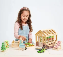Tender Leaf Dollhouses|Wooden Toys < Greenhouse and Garden Set