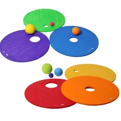 Grimm's Spiel u0026 Holz Marble & Ball Runs|Wooden Toys < Grimm's x Stapelstein Rolling Discs - Rainbow