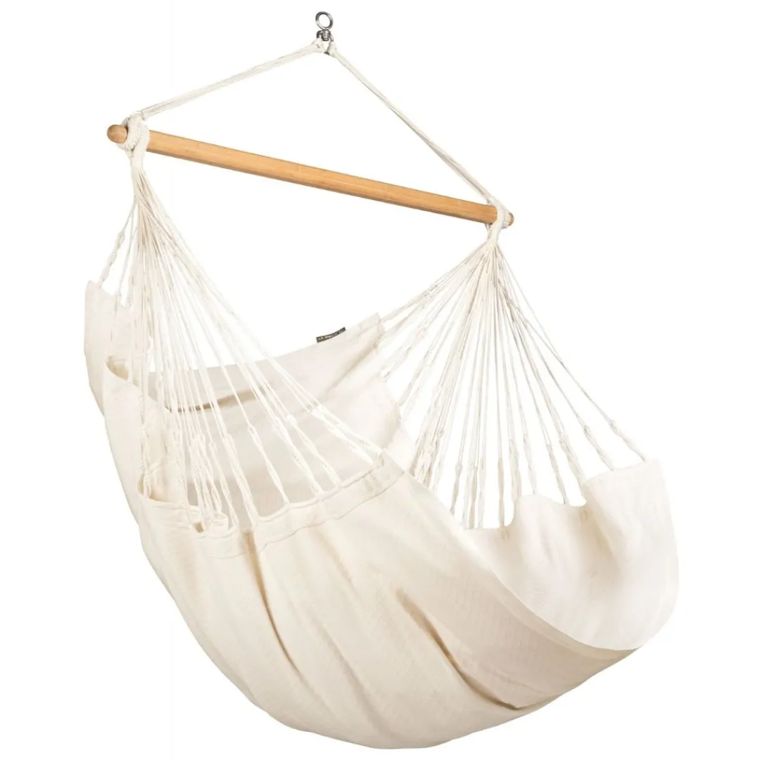 La Siesta Outdoor Toys|The Playroom Collection < Habana Organic Cotton Comfort Hammock Chair Latte