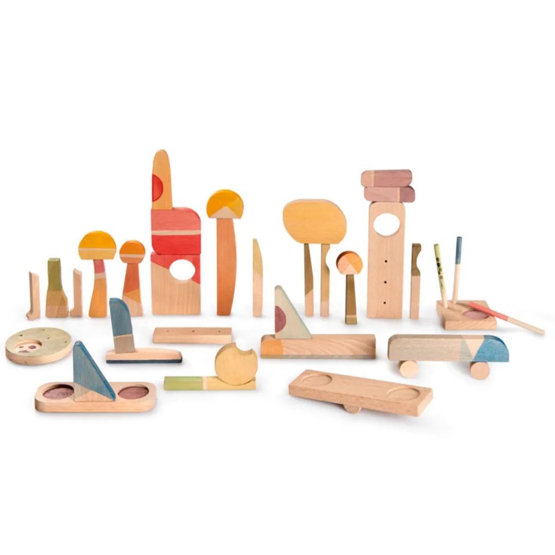 Grapat Wooden Toys|4 Years < Happy Place Play Set