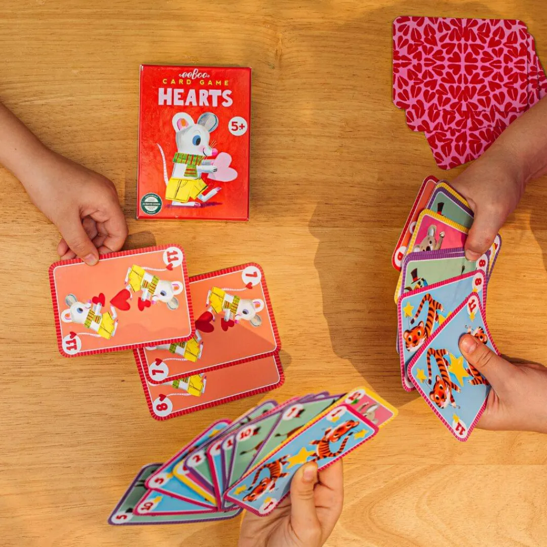 eeBoo 6 Years|5 Years < Hearts Playing Cards