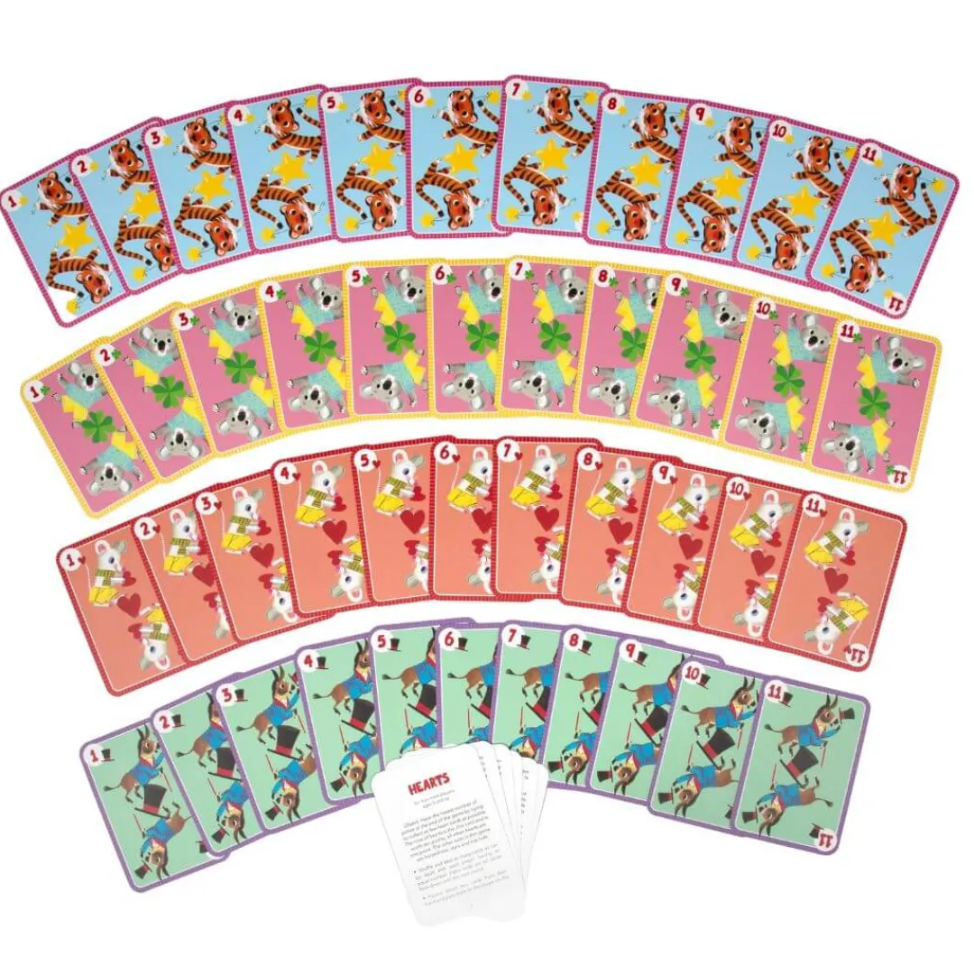 eeBoo 6 Years|5 Years < Hearts Playing Cards