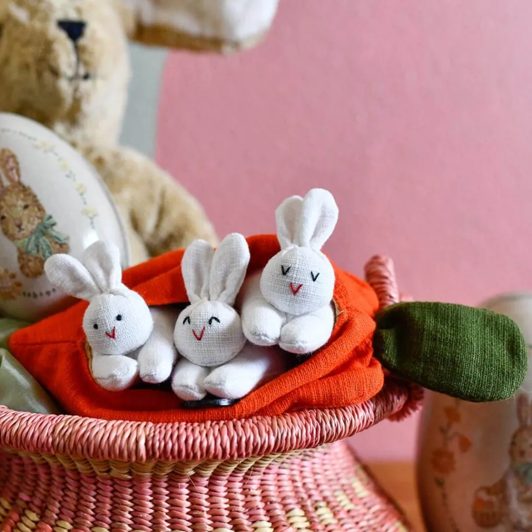 Liebman Design Imports 4 Years|3 Years < Hide-and-Seek Bunnies in Carrot Pouch