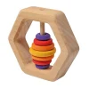 Grimm's Spiel u0026 Holz 12-24 Months|Handmade Toys < Honeycomb Hexagon Baby Rattle