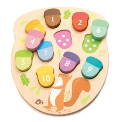 Tender Leaf Toys 12-24 Months|Wooden Toys < How Many Acorns Puzzle