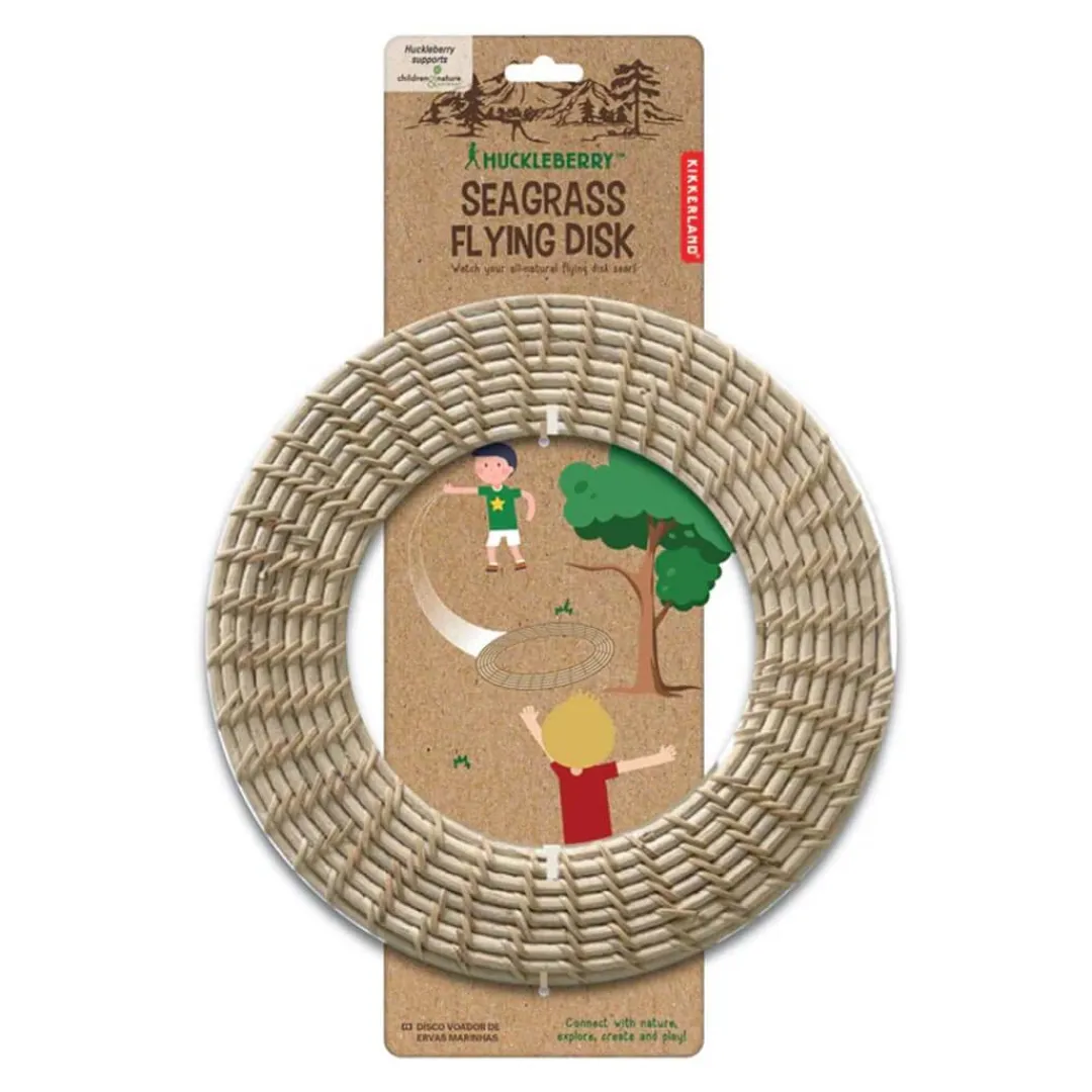 Kikkerland Design Outdoor Toys|6 Years < Huckleberry Seagrass Flying Disc