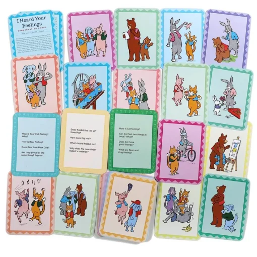 eeBoo Early Learning|5 Years < I Heard Your Feelings Conversation Cards