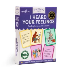eeBoo Early Learning|5 Years < I Heard Your Feelings Conversation Cards