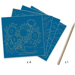 Djeco 5 Years|7+ Years < Inspired by Van Gogh Scratch Kit