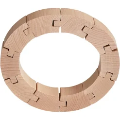HABA Wooden Toys|4 Years < Interlocking Wooden Blocks Construction Set