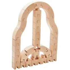 HABA Wooden Toys|4 Years < Interlocking Wooden Blocks Construction Set