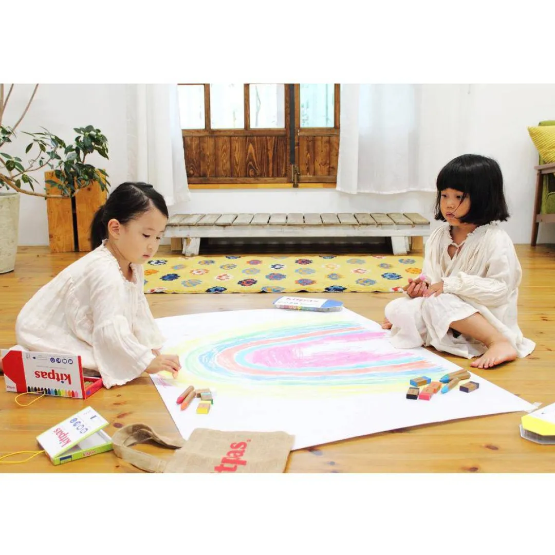 Kitpas Painting & Drawing|4 Years < Large Window Art Crayons - 12 Colors