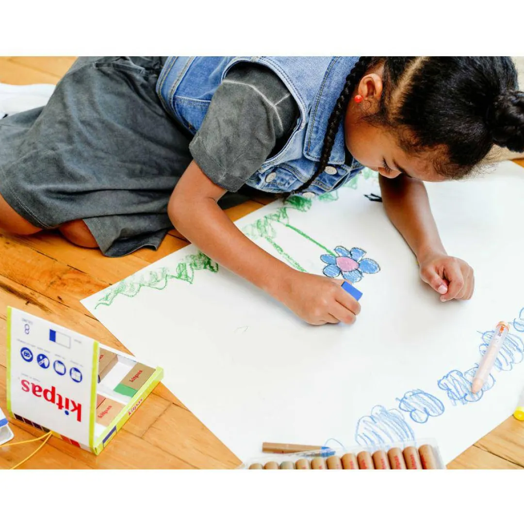 Kitpas Painting & Drawing|4 Years < Large Window Art Crayons - 12 Colors