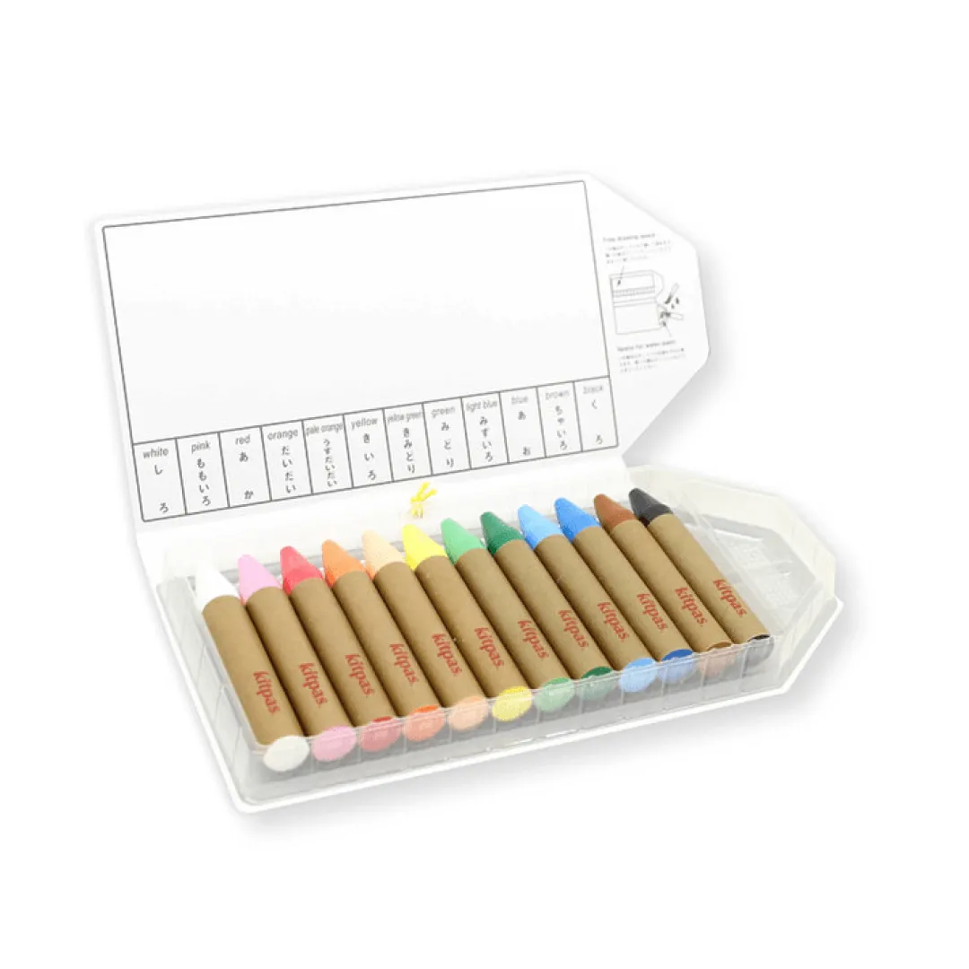 Kitpas Painting & Drawing|4 Years < Large Window Art Crayons - 12 Colors